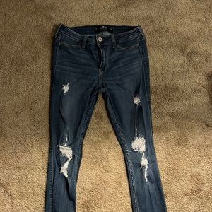 Hollister Mid-Rise Ripped Jean Legging Size 7R